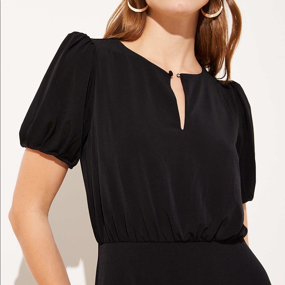 LOFT 🍁NWTs🍁 Flounce Flare Dress - Picture 3 of 10